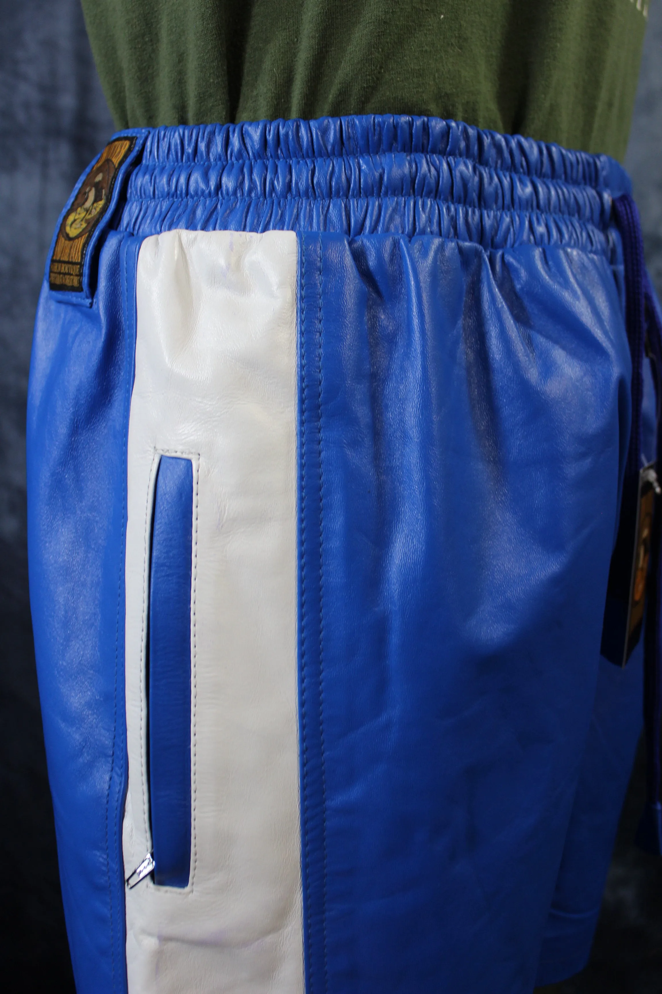 Basketball Shorts in Blue and White