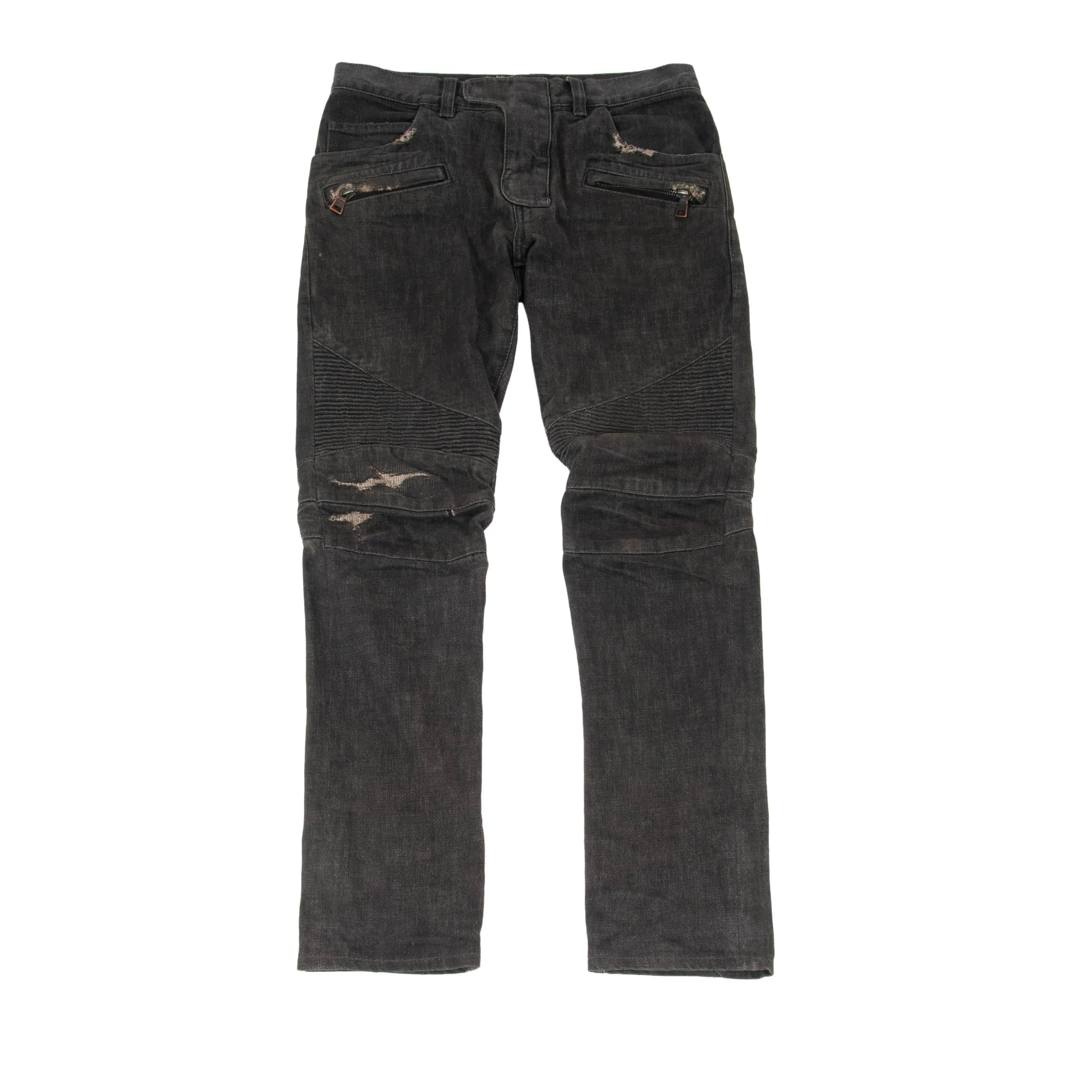 Biker Jeans (Dark Gray)