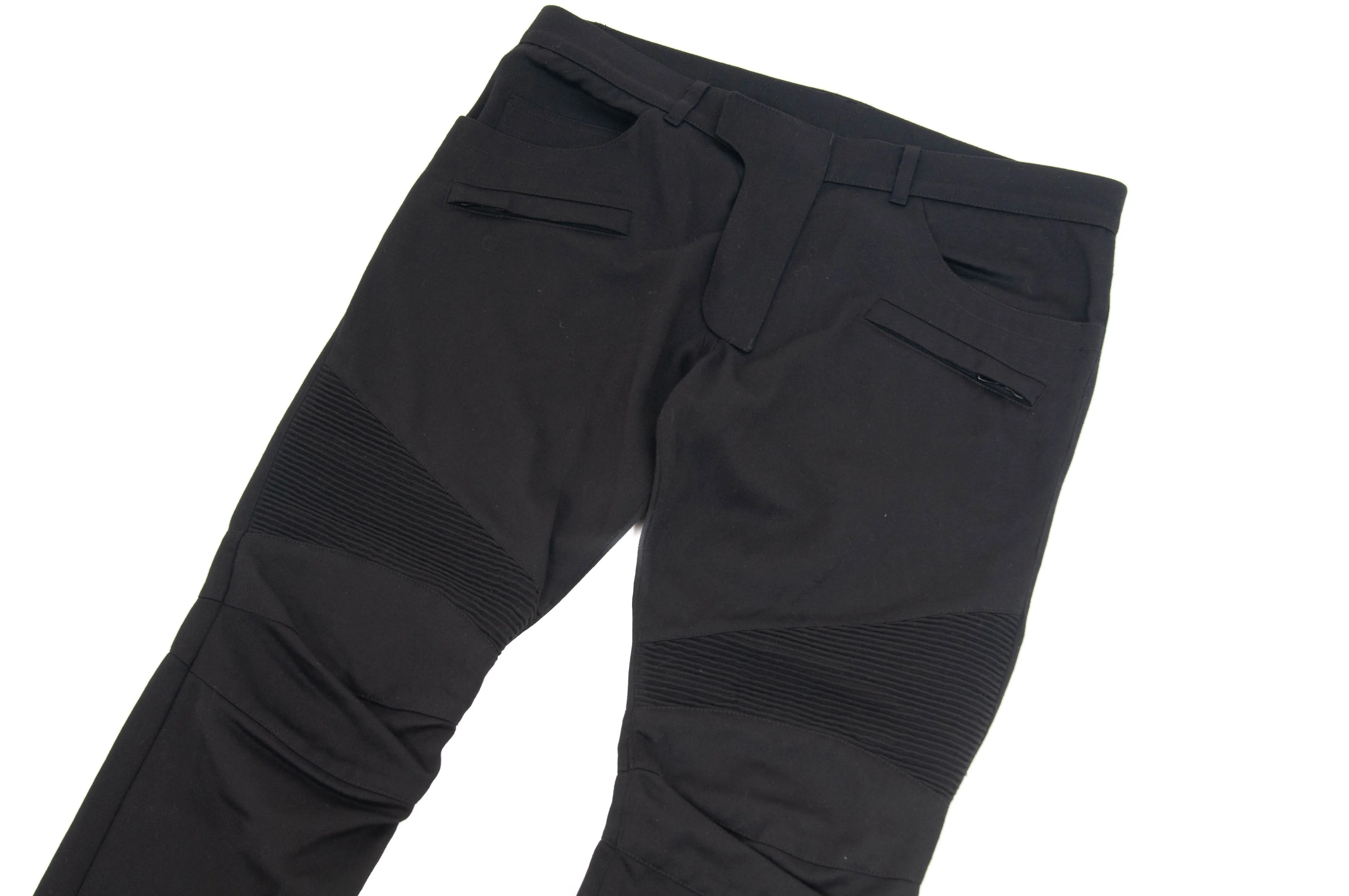 Biker Style Trousers (Black)