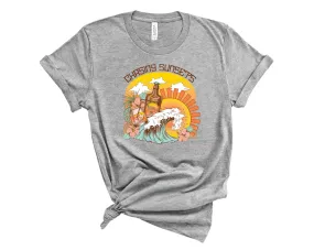 Chasing Sunsets vintage - Graphic Tee