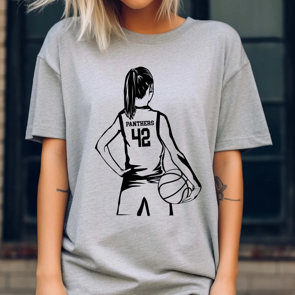 Custom Basketball Player | Name & Number | Bella Graphic Tees