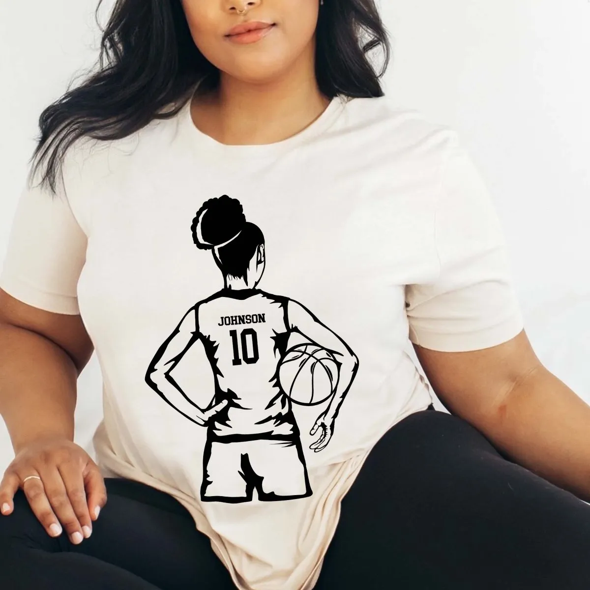 Custom Basketball Player | Name & Number | Bella Graphic Tees