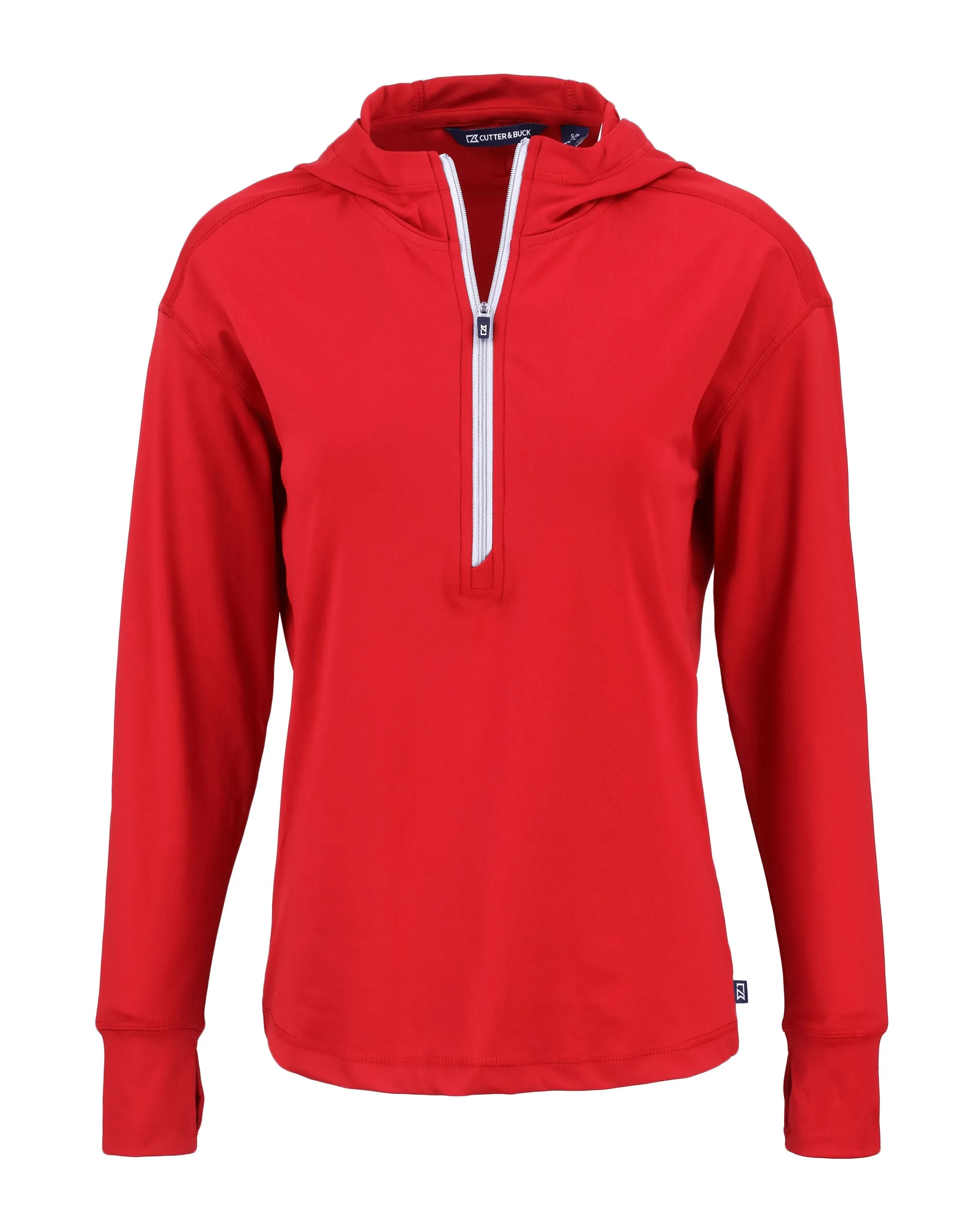 Cutter & Buck Daybreak Eco Recycled Ladies Half Zip Hoodie