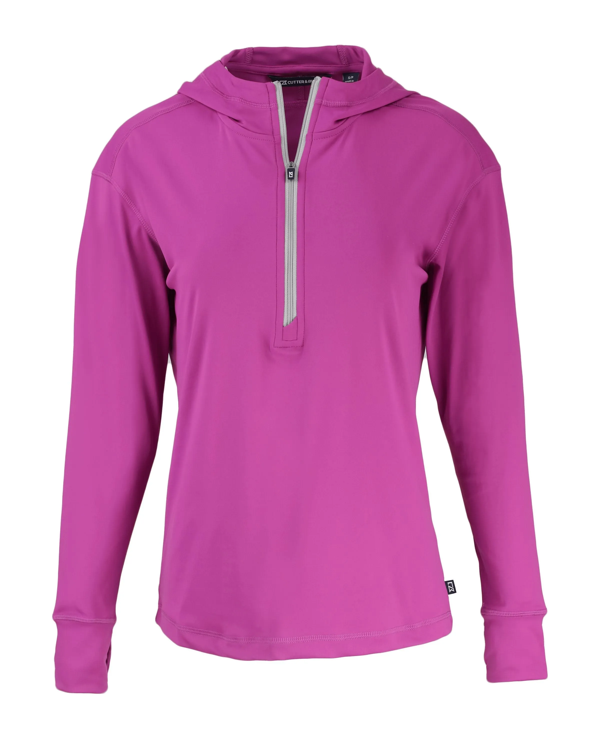 Cutter & Buck Daybreak Eco Recycled Ladies Half Zip Hoodie