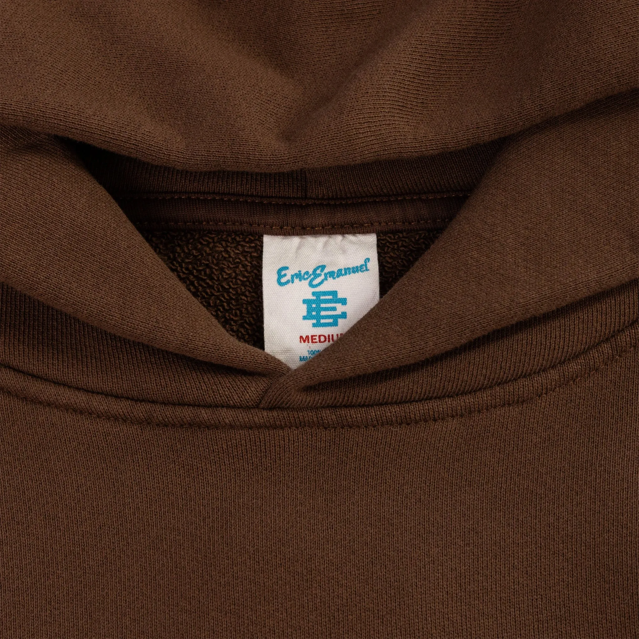 Eric Emanuel EE Basic Brown White Hoodie