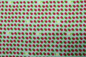 FB: Strawberry Sunflower Green Patchwork / Craft Fabric