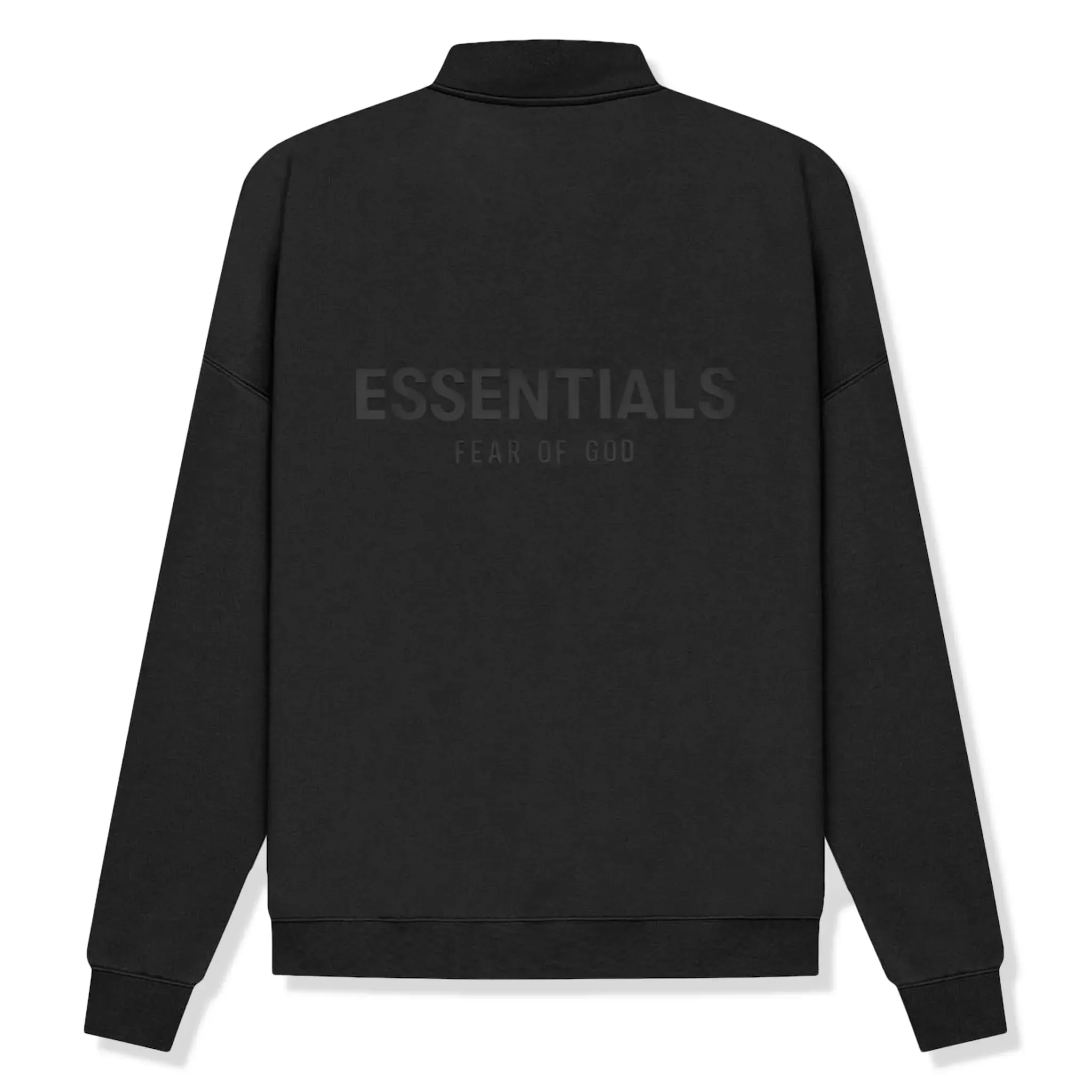 Fear Of God Essentials Black Half Zip Sweatshirt (SS21)