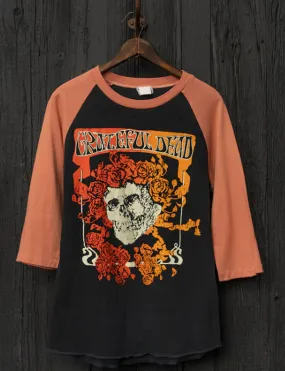 Grateful Dead Bertha Raglan Tee, Coal Sunset