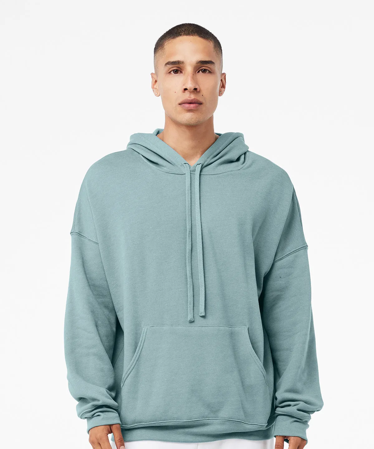 Heather Blue Lagoon - Unisex sponge fleece pullover DTM hoodie