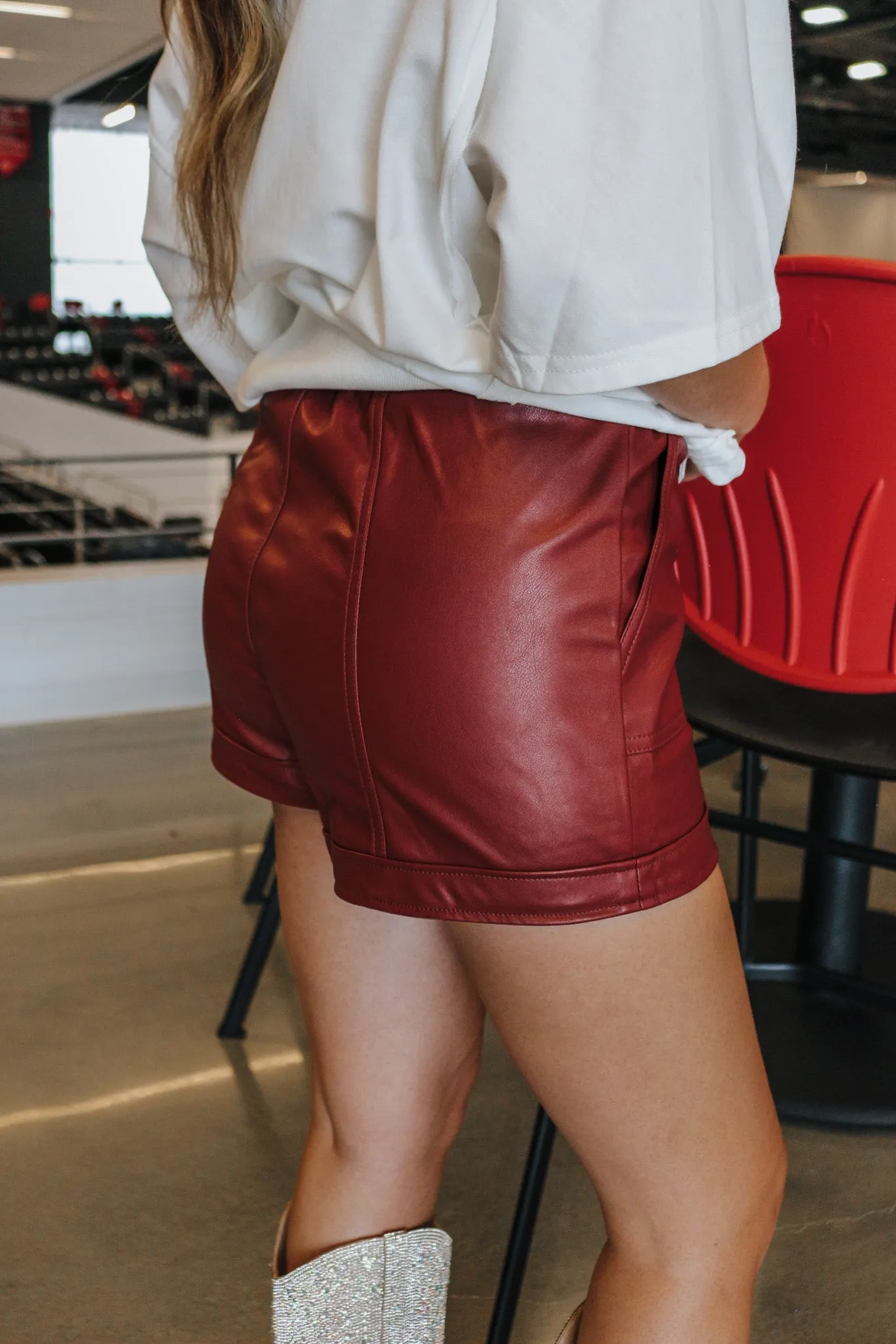 Just Watch Leather Shorts -2 Colors