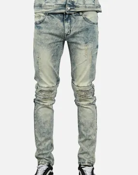 Kilogram DISTRESSED RIP MOTO JEANS