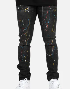 Kilogram PAINT SPLATTER JEANS