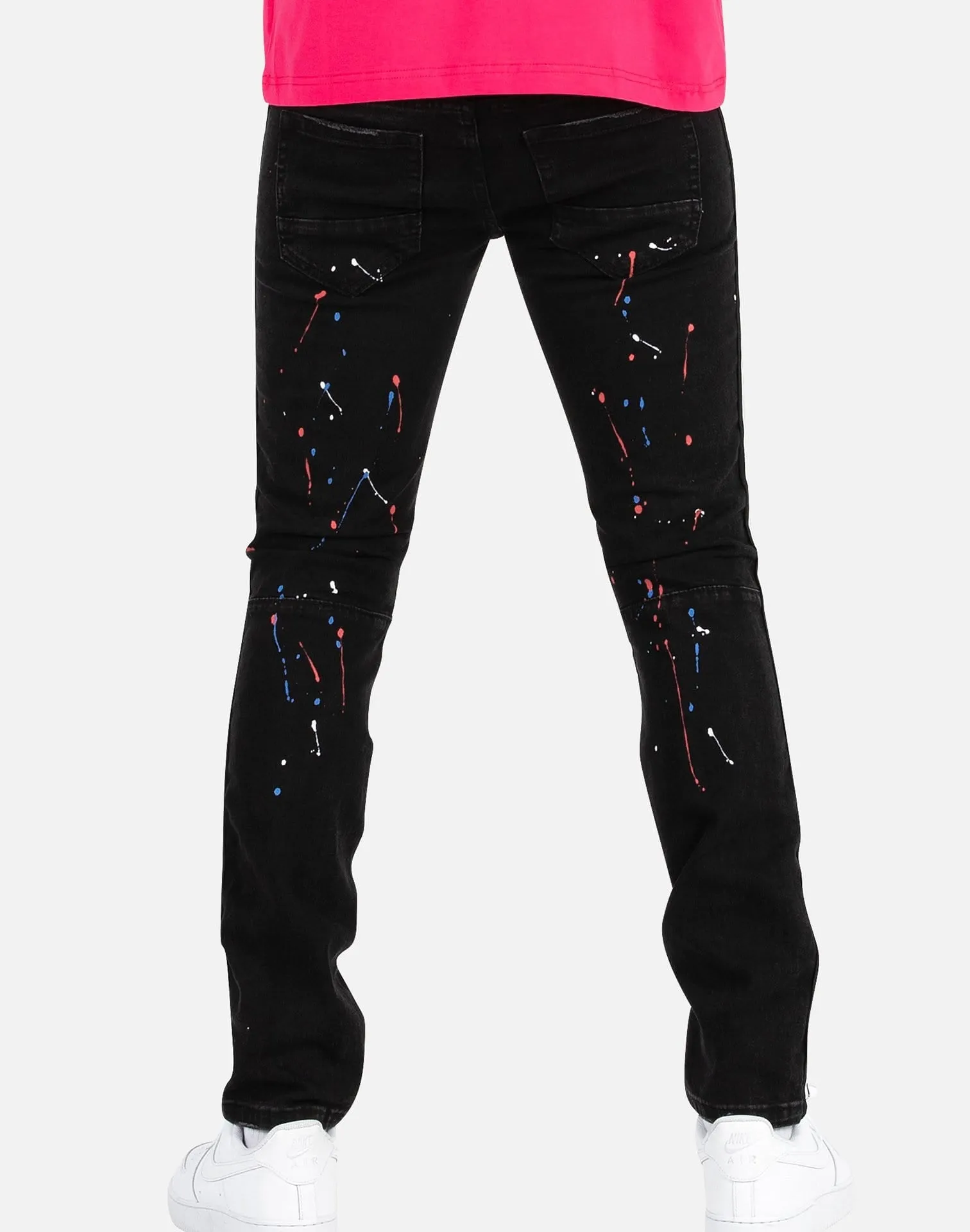 Kilogram SPLATTER PAINT STRIPED JEANS