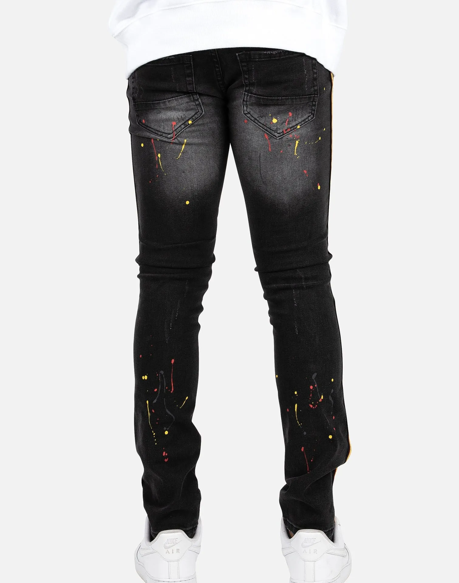 Kilogram STRIPED PAINTED JEANS