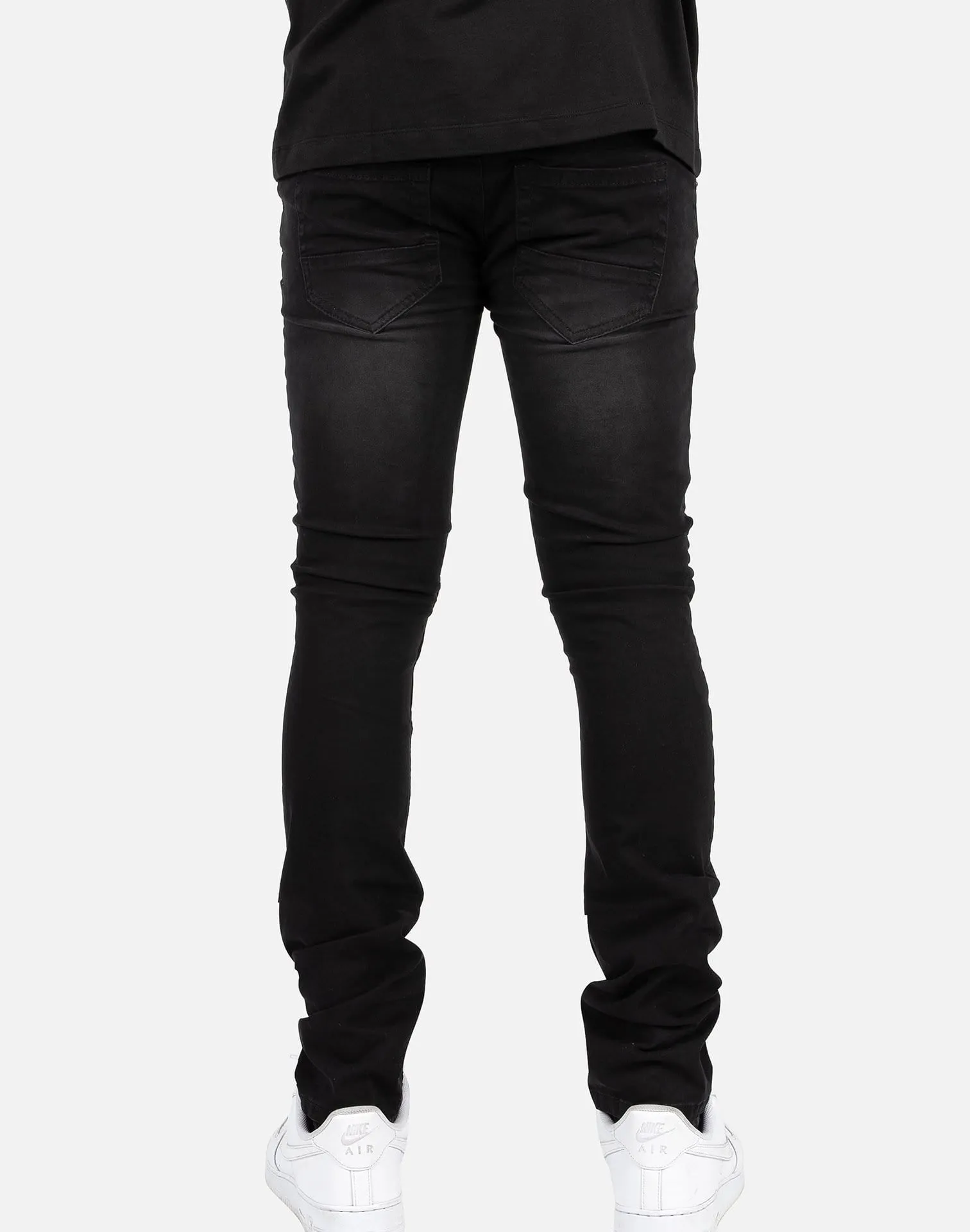 Kilogram Twill Moto Washed Jeans