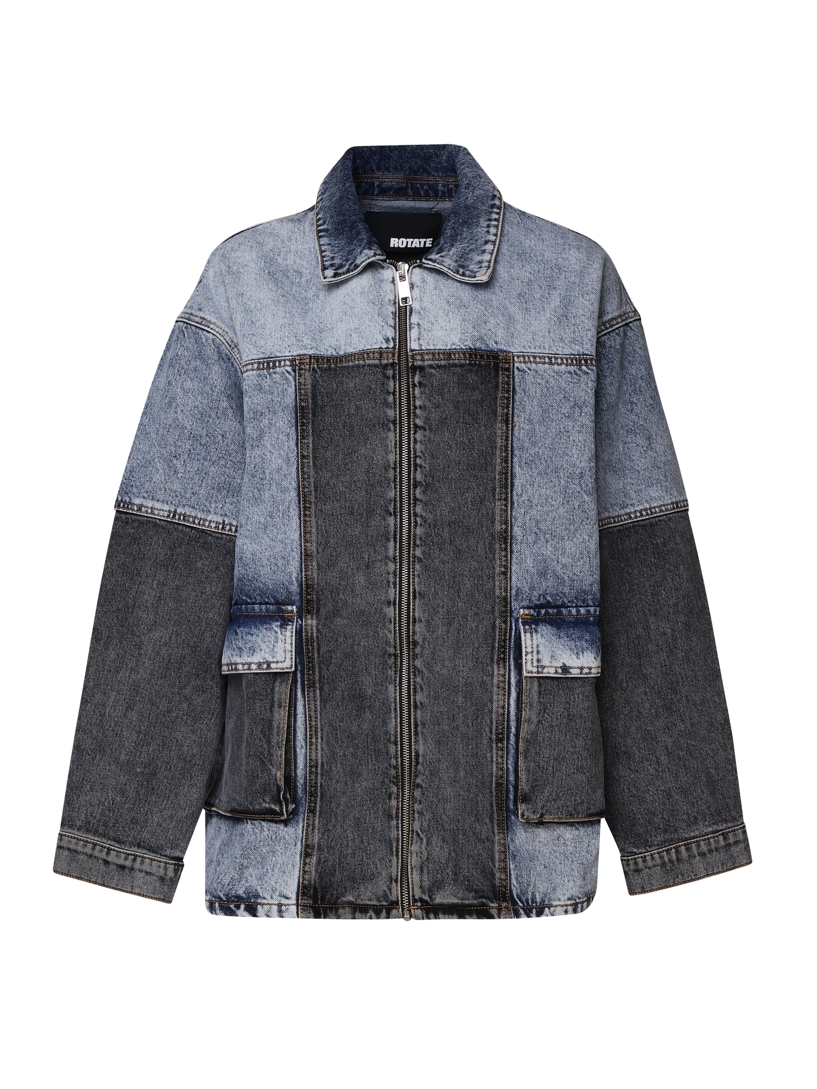 Multidenim Patchwork Denim Jacket