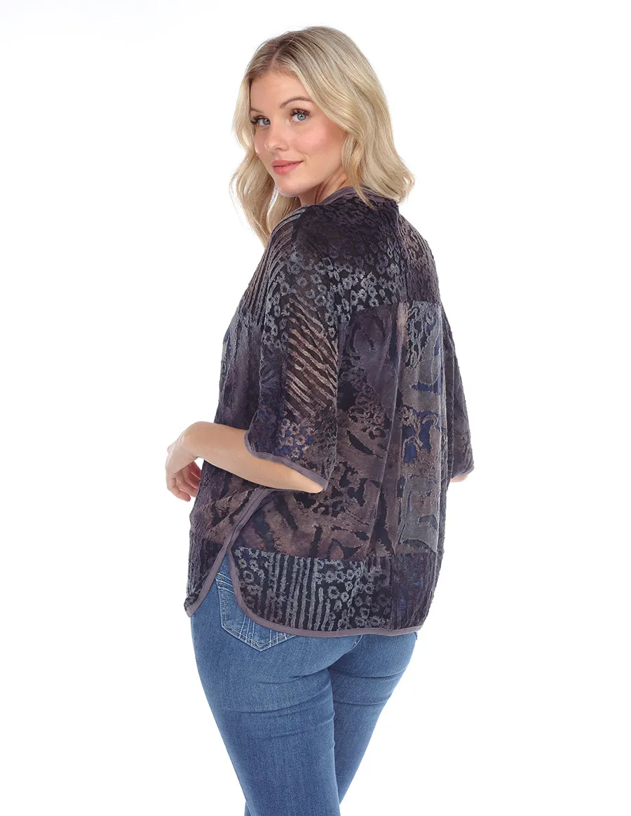 Palila Burnout Zip-up Cape