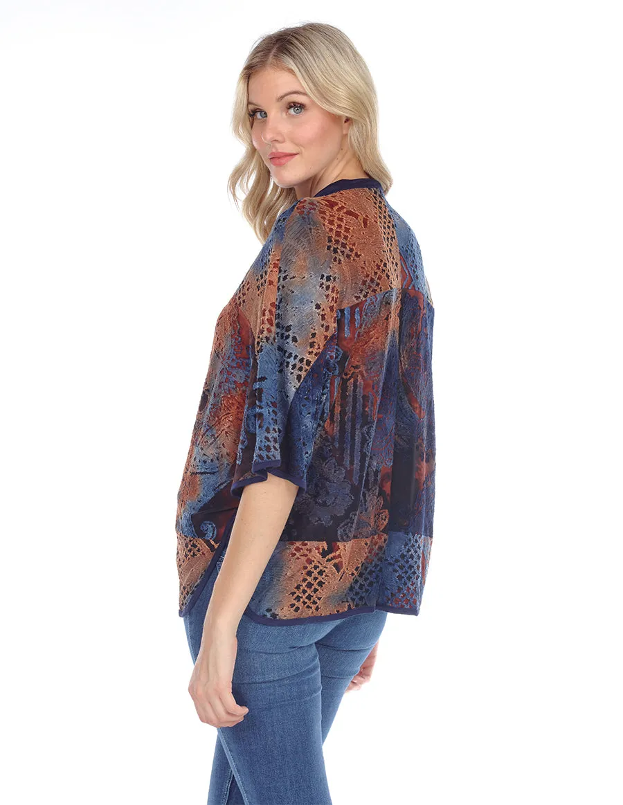 Palila Burnout Zip-up Cape