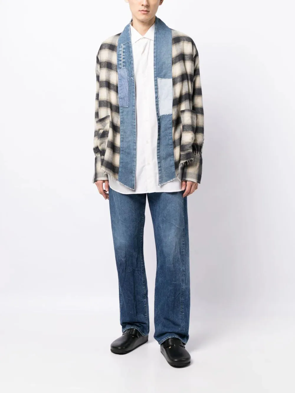 Patchwork Shirt Jacket