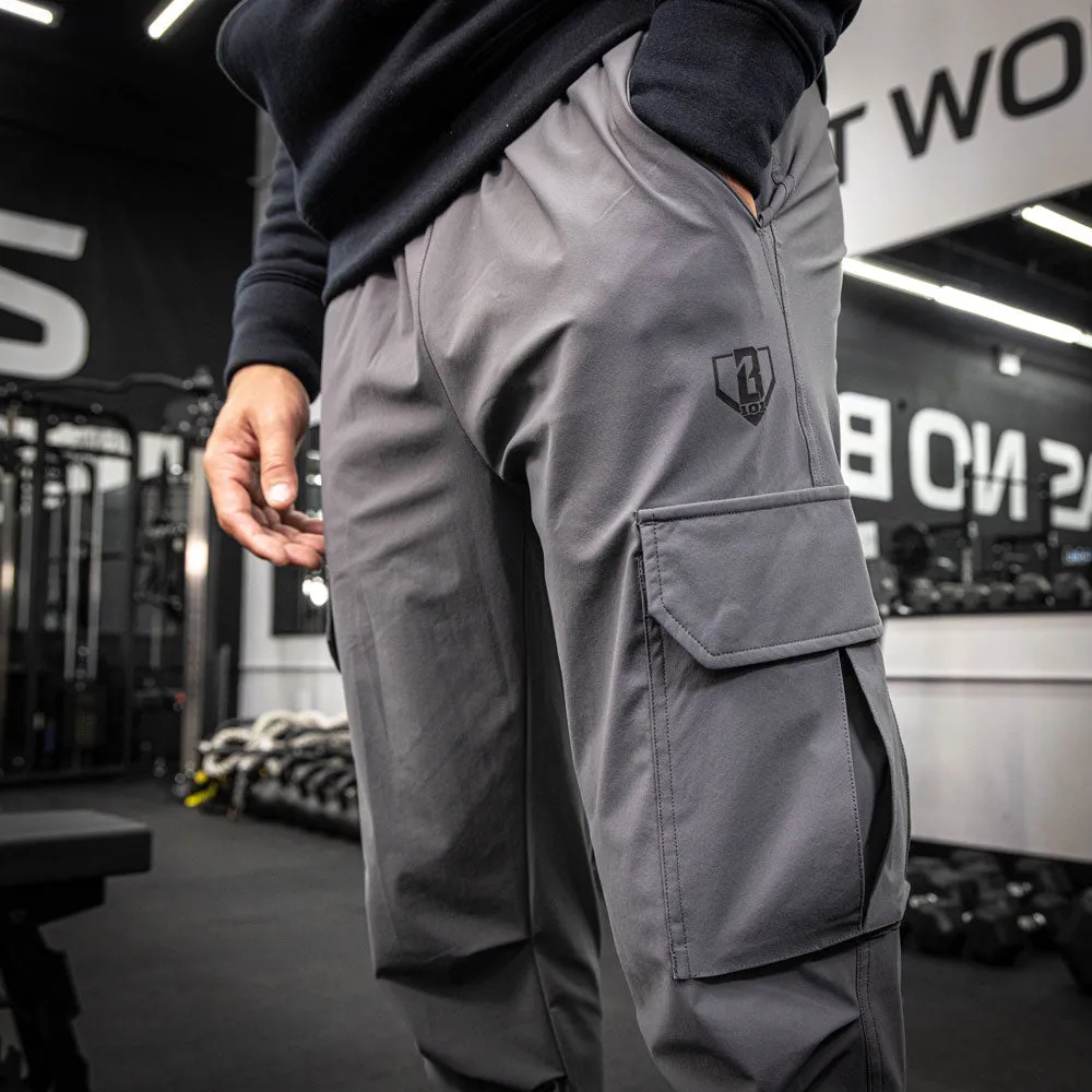 Pro Series Long Cuff Cargo Performance Joggers - Gray