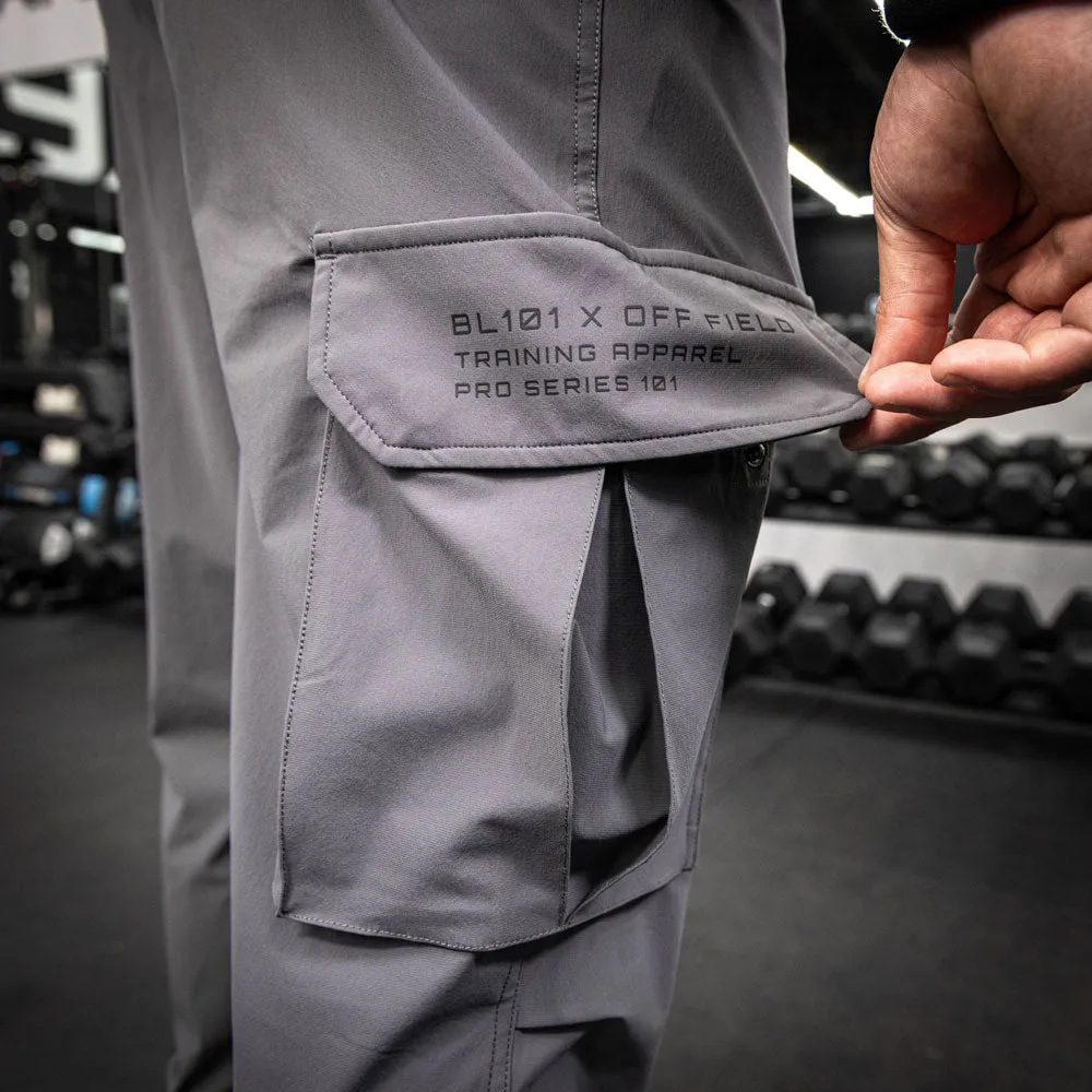 Pro Series Long Cuff Cargo Performance Joggers - Gray