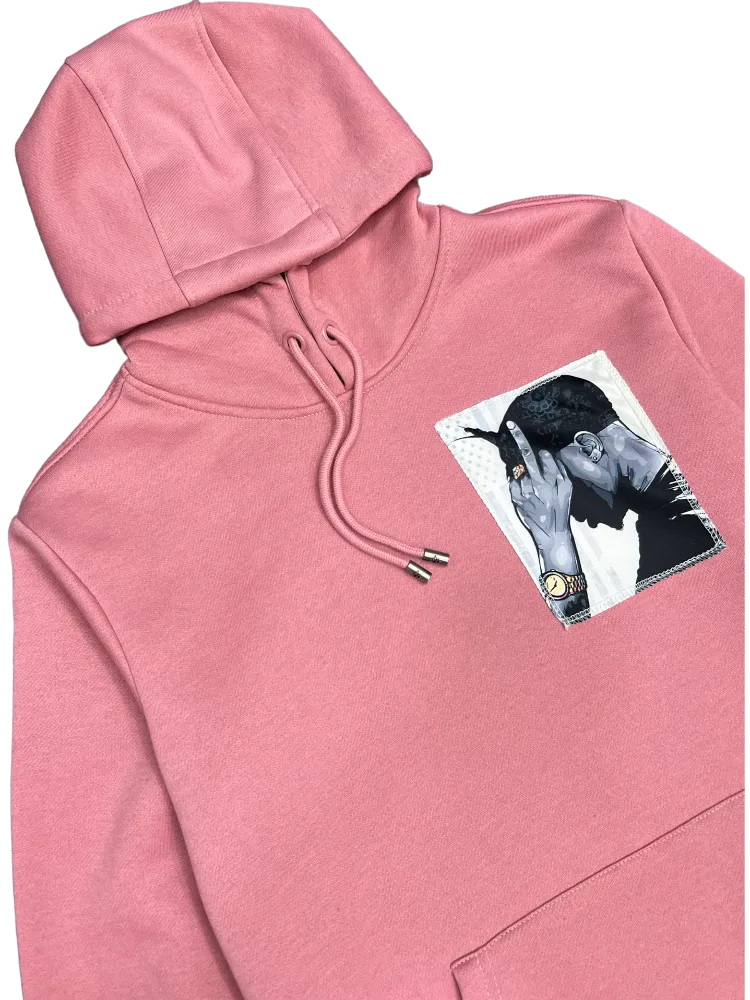 Tailored recreation Pink Men's Pullover Graphic Hoodies Heavy Blend