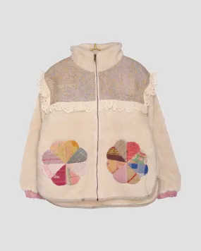 VILMA JACKET IN SAND PATCHWORK