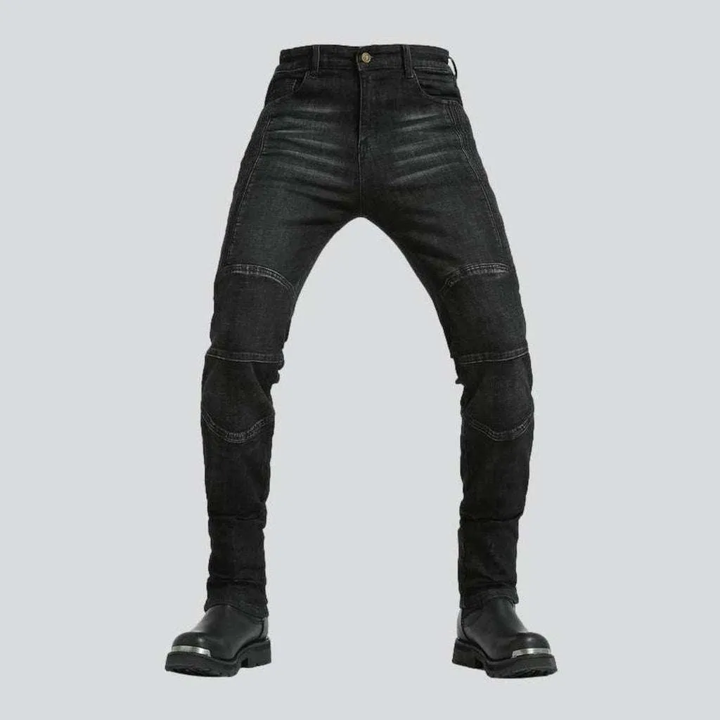 Wear resistant kevlar biker jeans