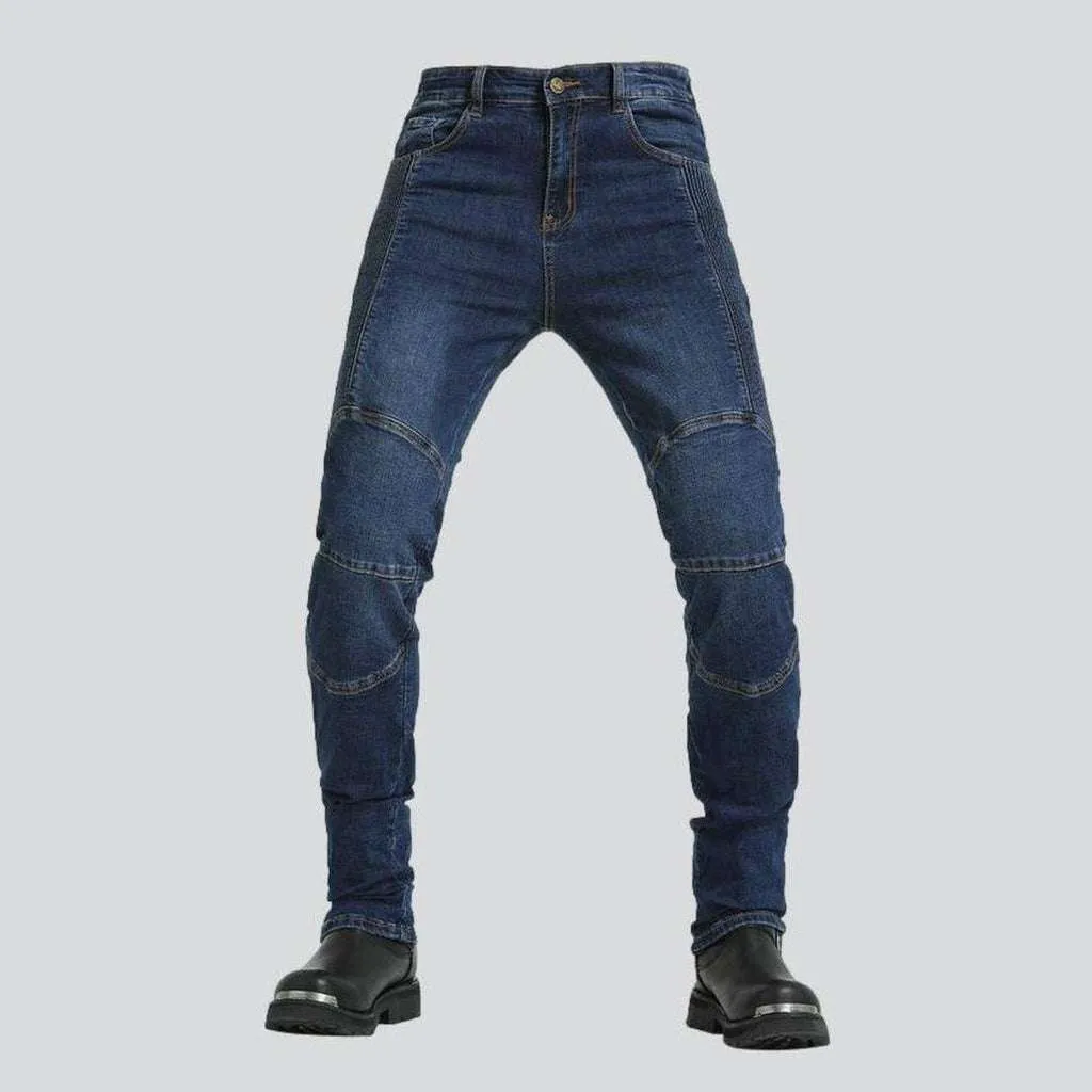 Wear resistant kevlar biker jeans