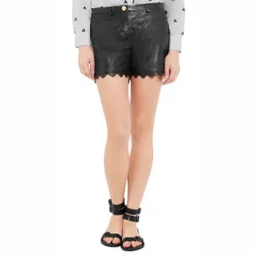 Women's Elegant Leather Short