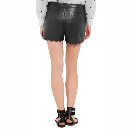 Women's Elegant Leather Short